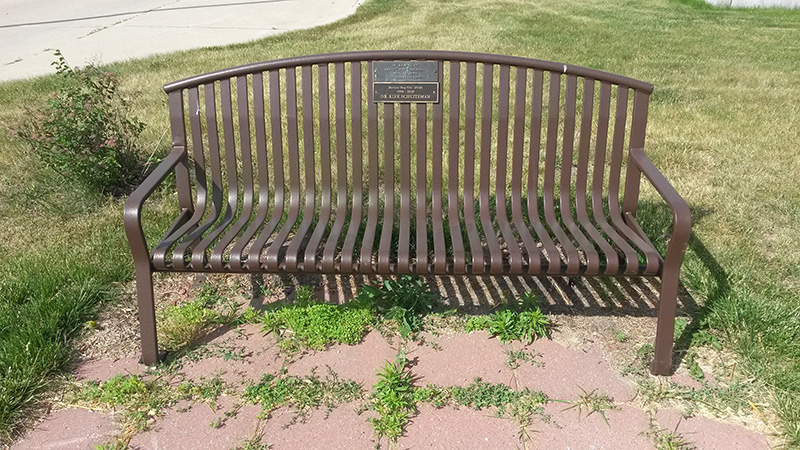 Large Animal bench donated by Bovine Boys