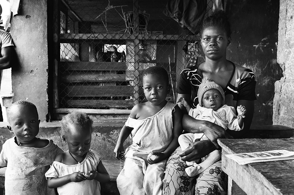 Sierra Leone mother and family